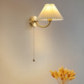 Round Cone Curved Rod Wall Lamp