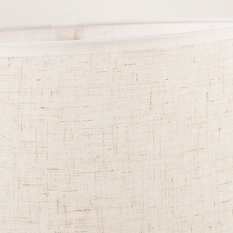 Round Tripod Wooden Fabric Table Lamp