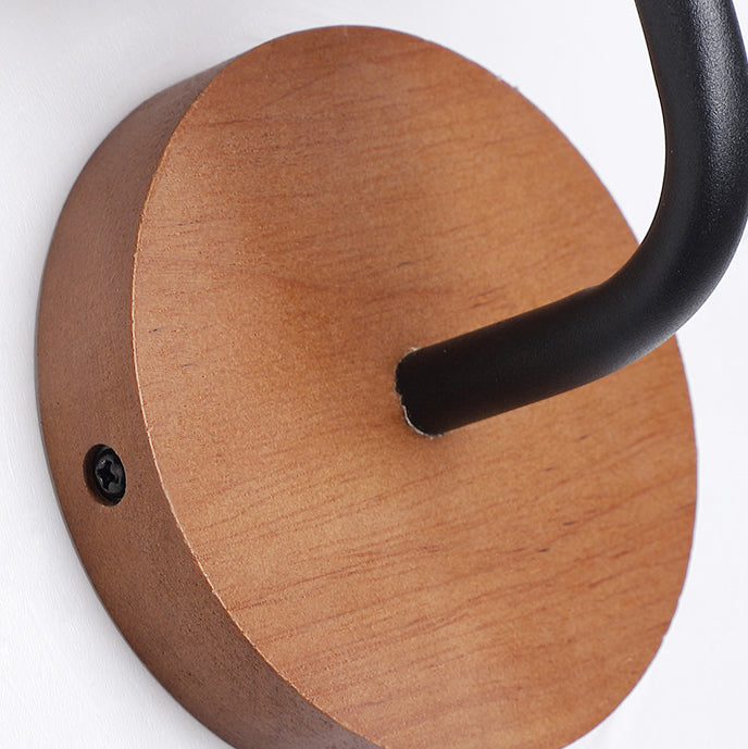 Round Half Round Mushroom Wall Lamp