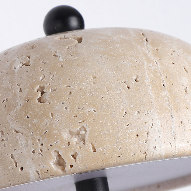 Round Half Round Mushroom Wall Lamp