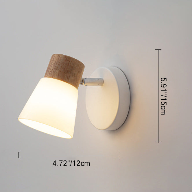 Round Horn Shape Metal Wall Lamp