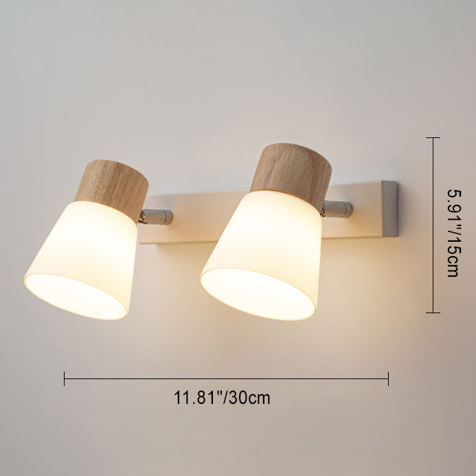 Round Horn Shape Metal Wall Lamp