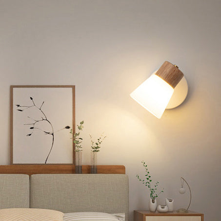 Round Horn Shape Metal Wall Lamp