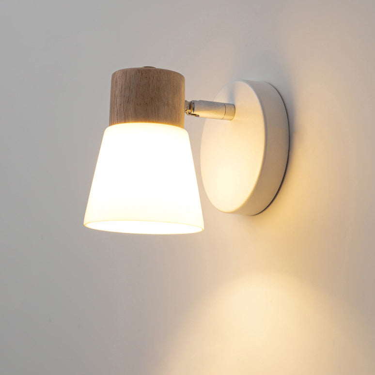 Round Horn Shape Metal Wall Lamp