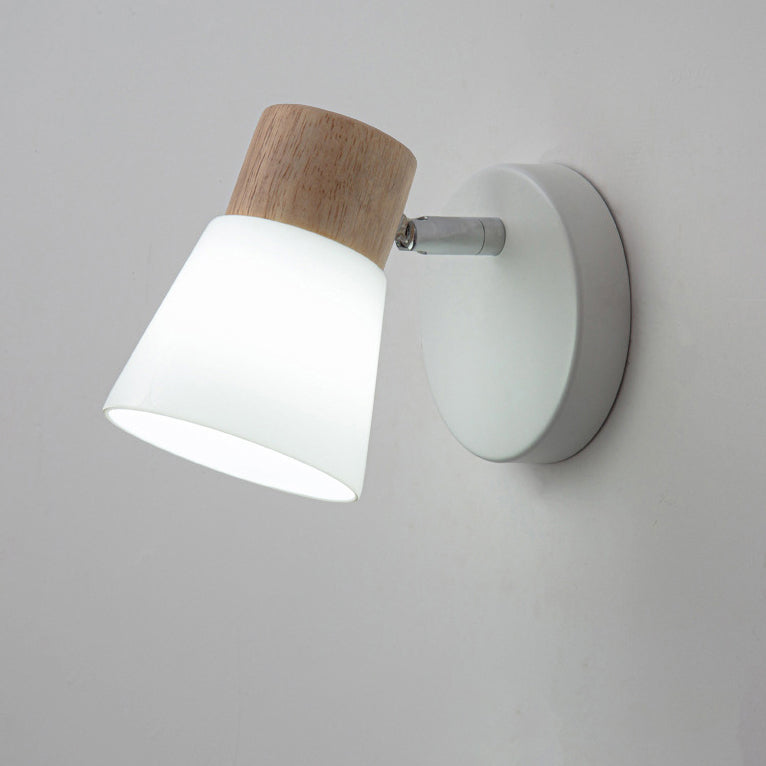 Round Horn Shape Metal Wall Lamp