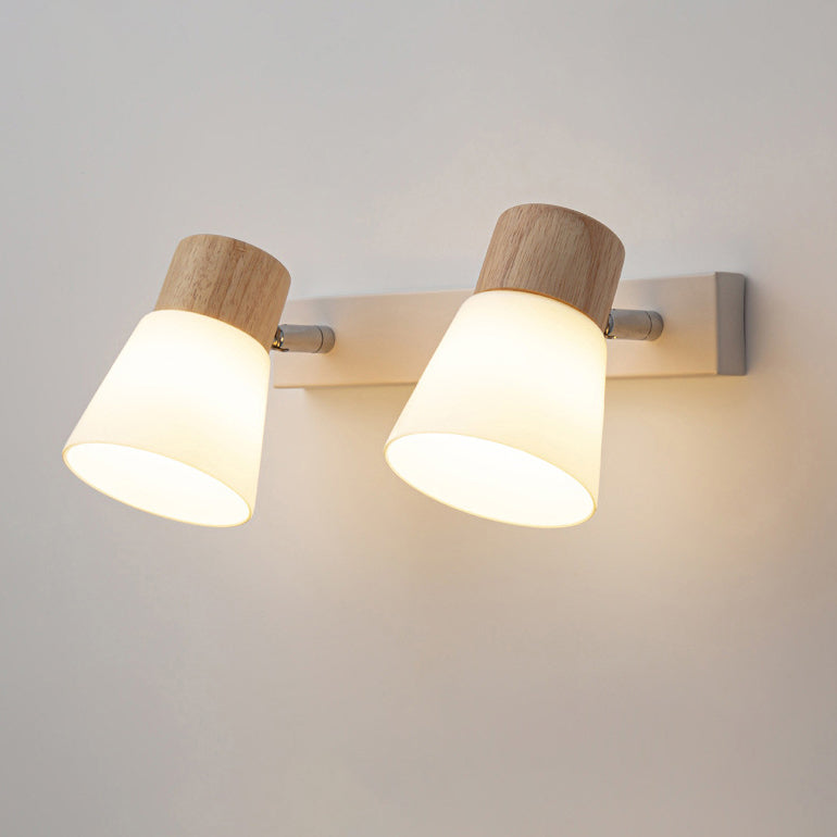 Round Horn Shape Metal Wall Lamp