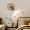 Round Cylinder Metal Yellow Wall Lamp