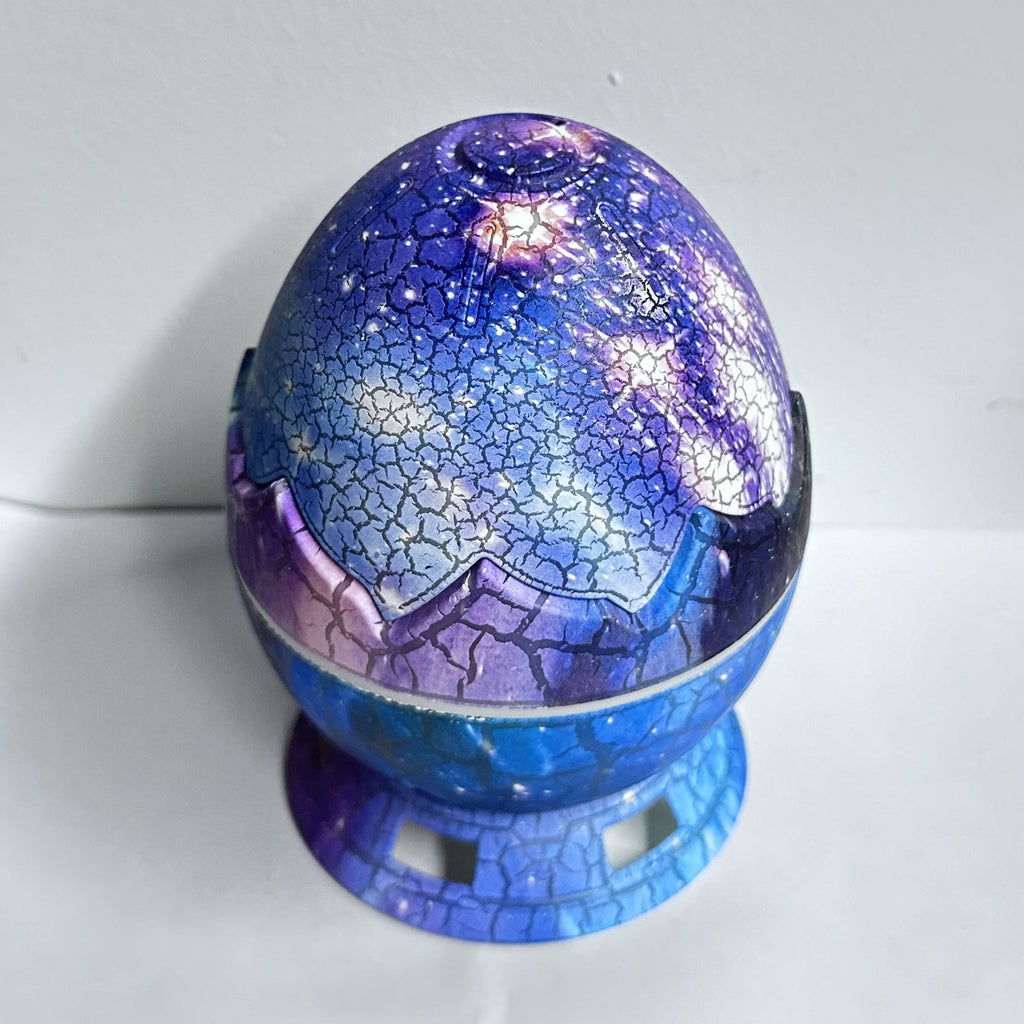 Crackle Dinosaur Egg Projector Table Lamp