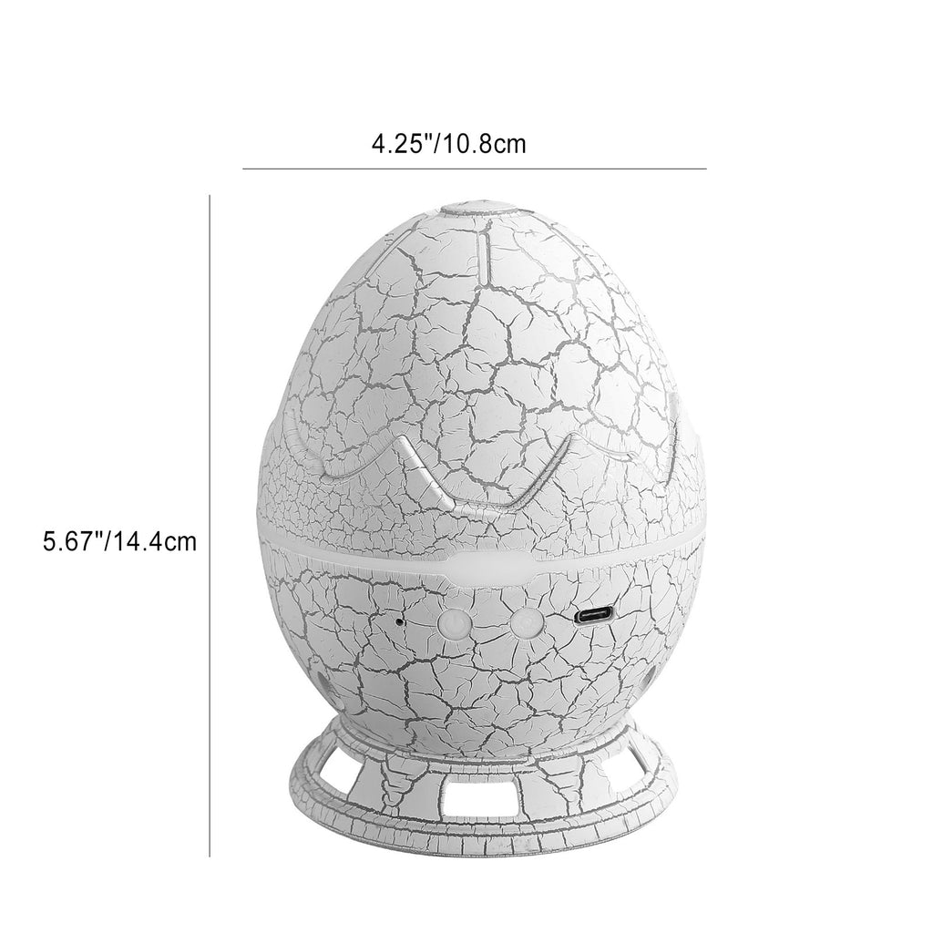 Crackle Dinosaur Egg Projector Table Lamp