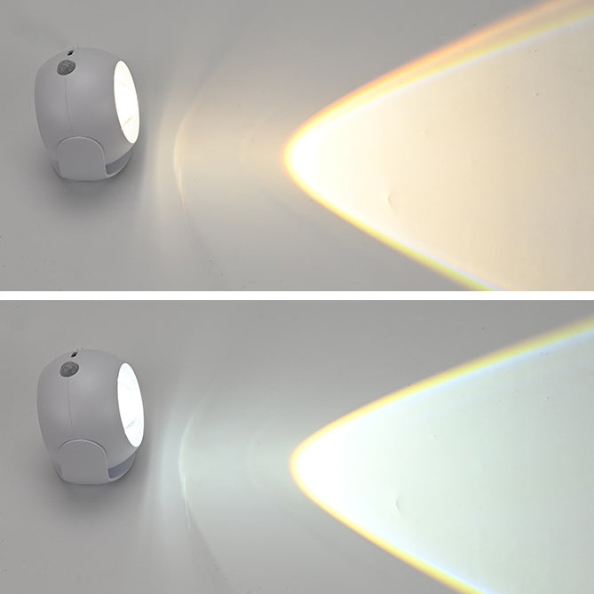 Sensor Rechargeable Globe ABS Wall Lamp