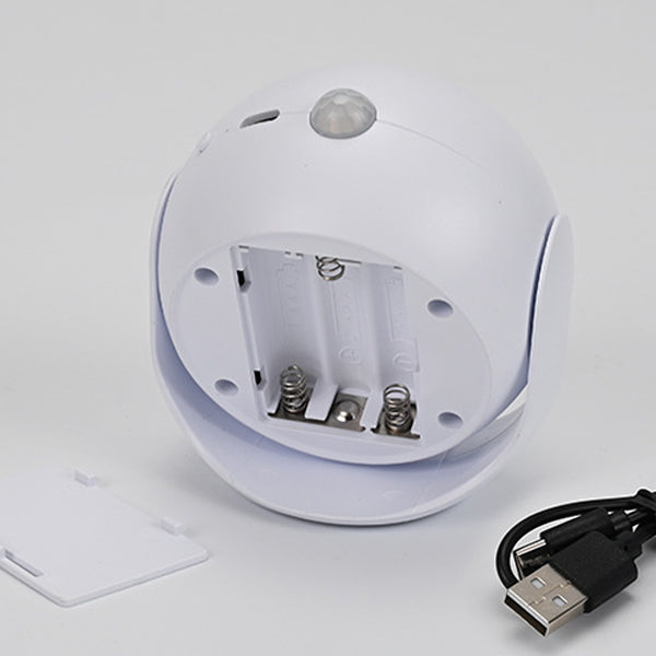 Sensor Rechargeable Globe ABS Wall Lamp