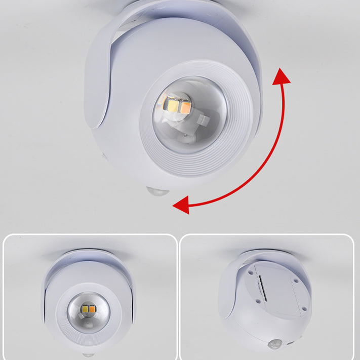 Sensor Rechargeable Globe ABS Wall Lamp