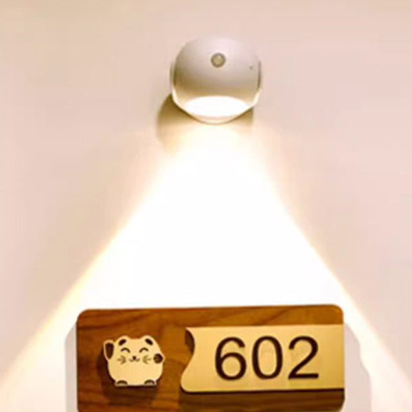 Sensor Rechargeable Globe ABS Wall Lamp
