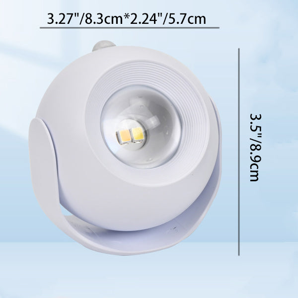 Sensor Rechargeable Globe ABS Wall Lamp