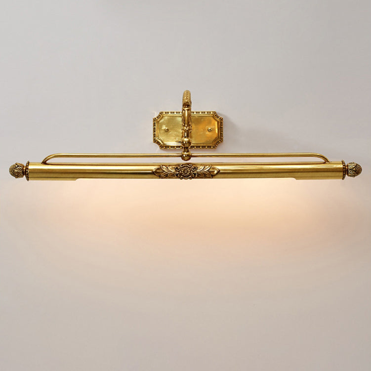 Cylinder Engraving Carving Full 2-Light Wall Lamp