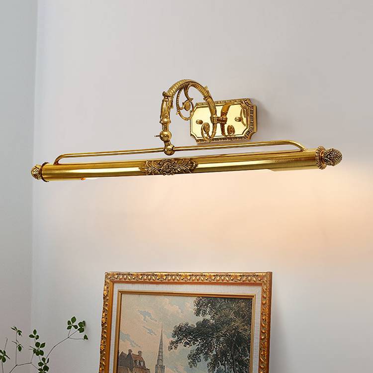 Cylinder Engraving Carving Full 2-Light Wall Lamp