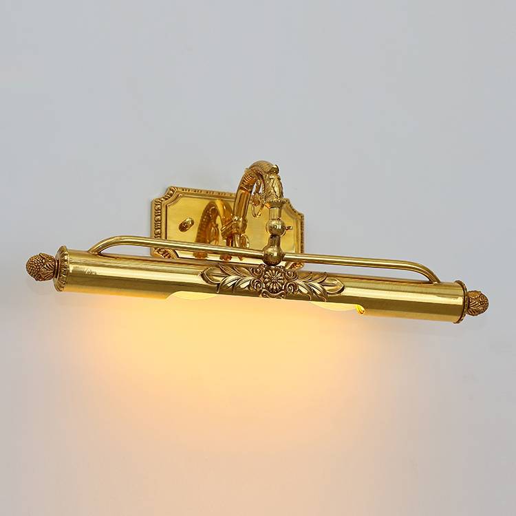 Cylinder Engraving Carving Full 2-Light Wall Lamp