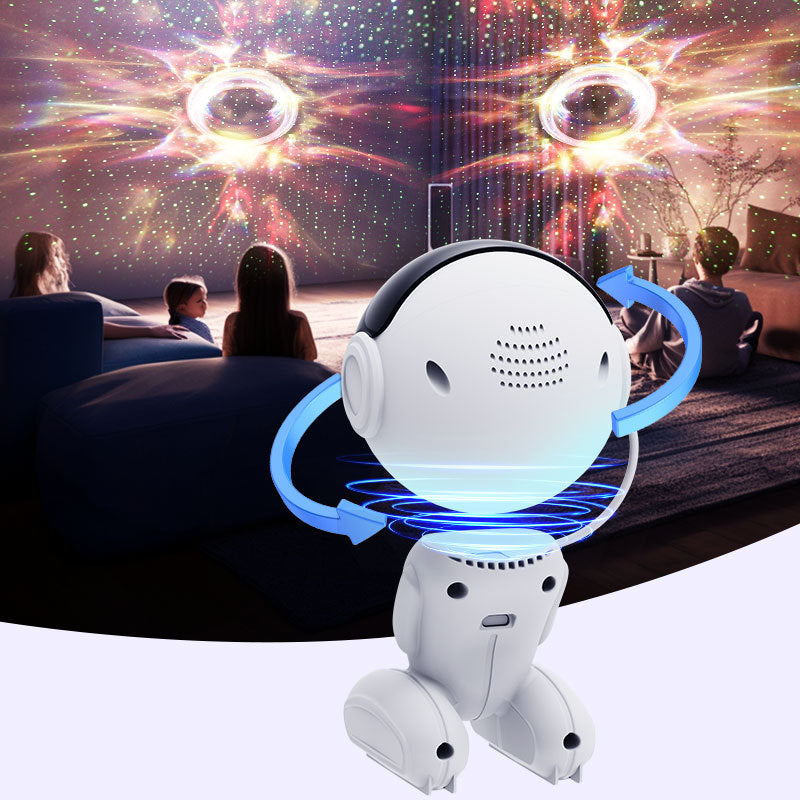 Space Robot Projection ABS Table Lamp