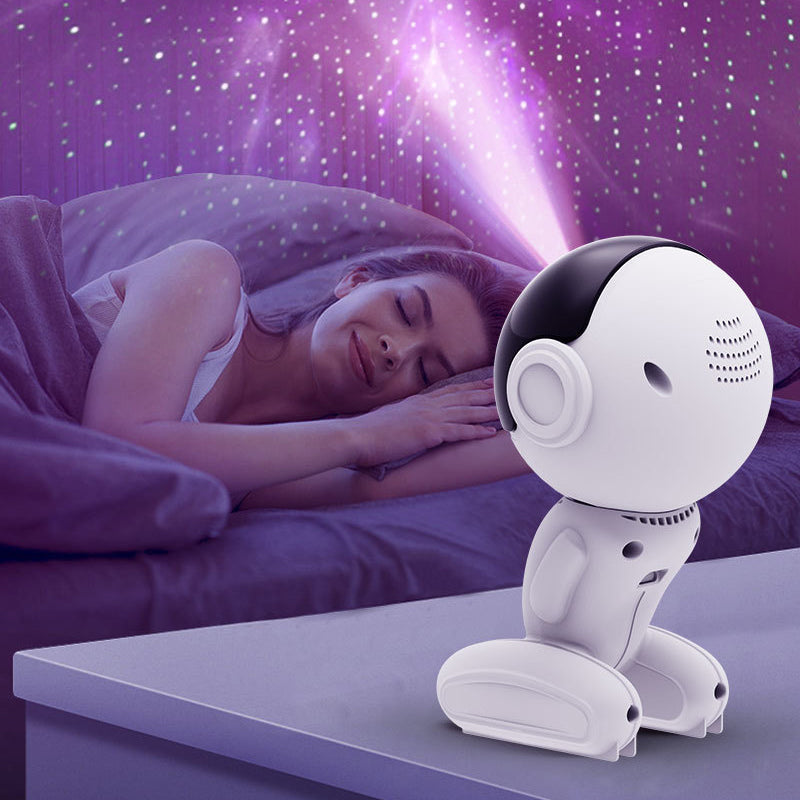 Space Robot Projection ABS Table Lamp