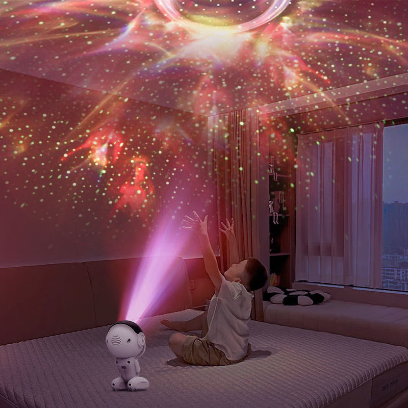 Space Robot Projection ABS Table Lamp