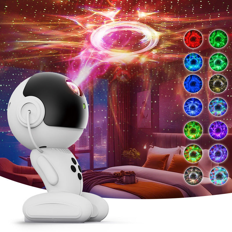 Space Robot Projection ABS Table Lamp