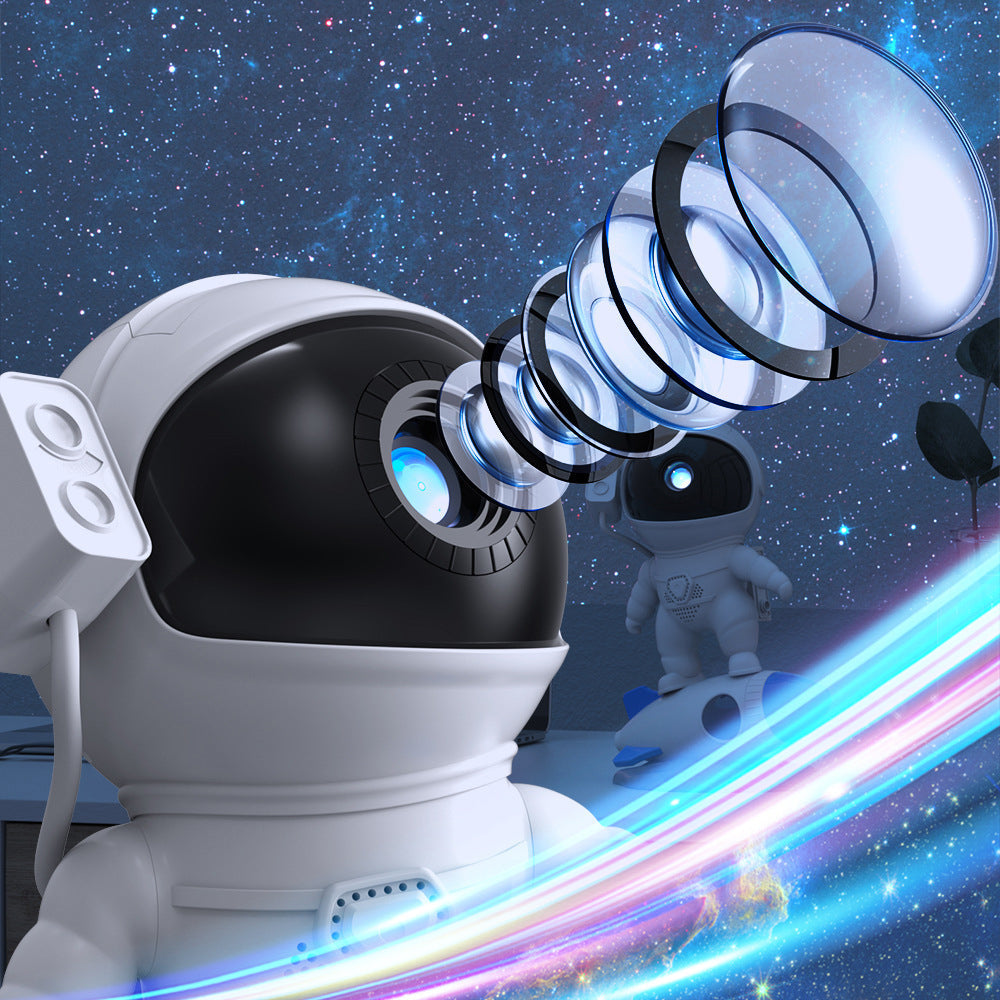 Rocket Astronaut Projection PVC Table Lamp