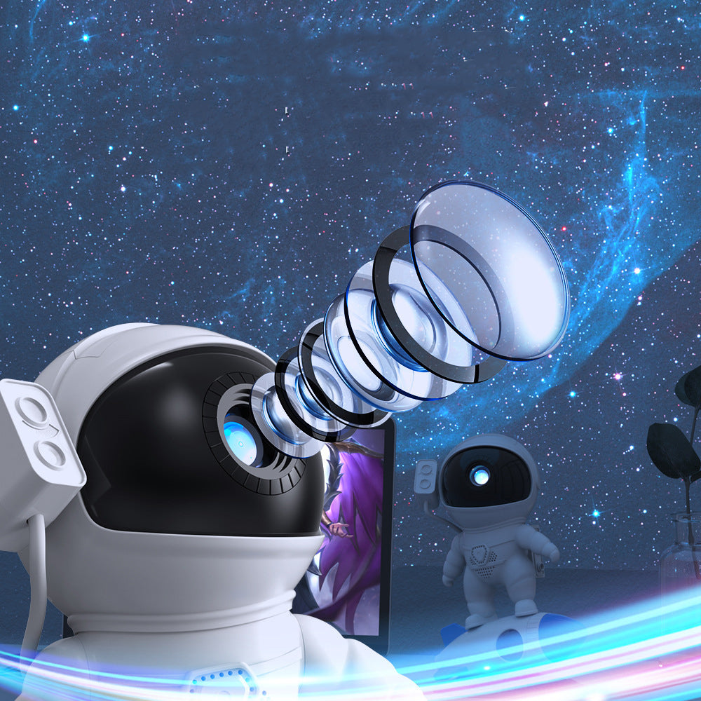 Rocket Astronaut Projection PVC Table Lamp