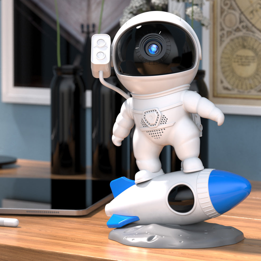 Rocket Astronaut Projection PVC Table Lamp