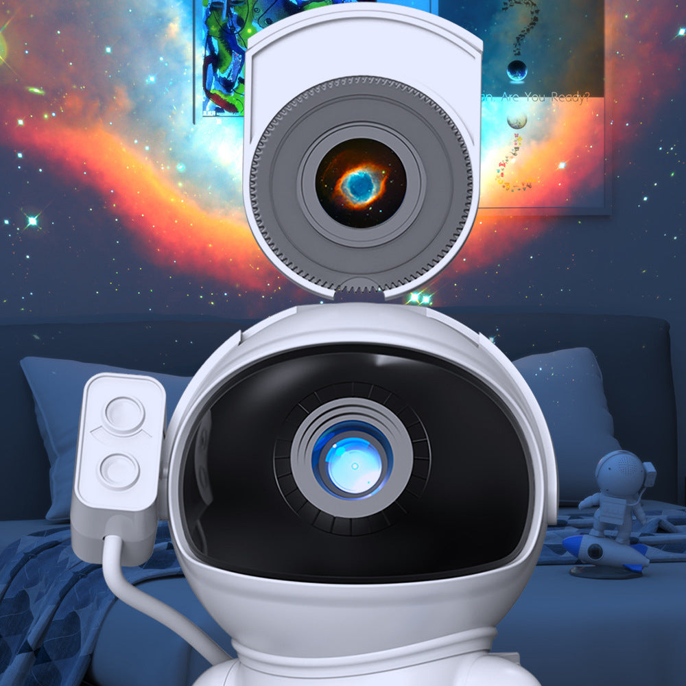 Rocket Astronaut Projection PVC Table Lamp