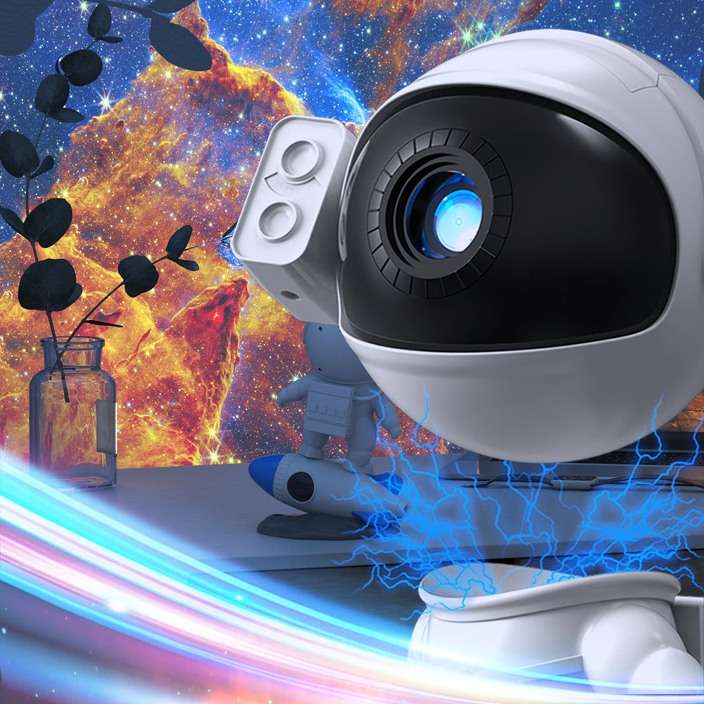 Rocket Astronaut Projection PVC Table Lamp
