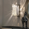 Rectangular Irregular Crystal Column Wall Lamp