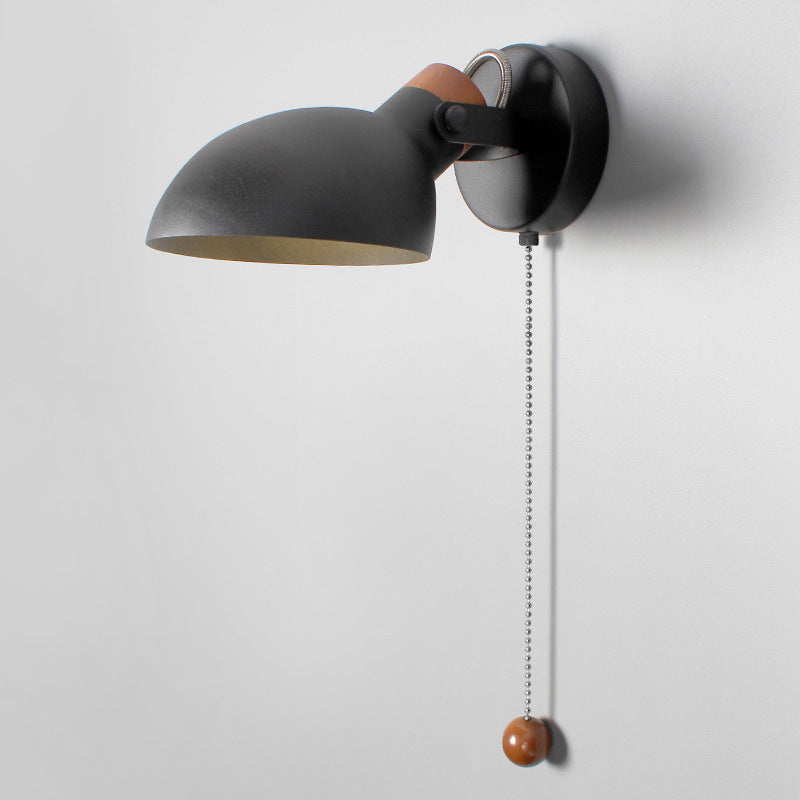 Round Spoon Shape Metal Wall Lamp