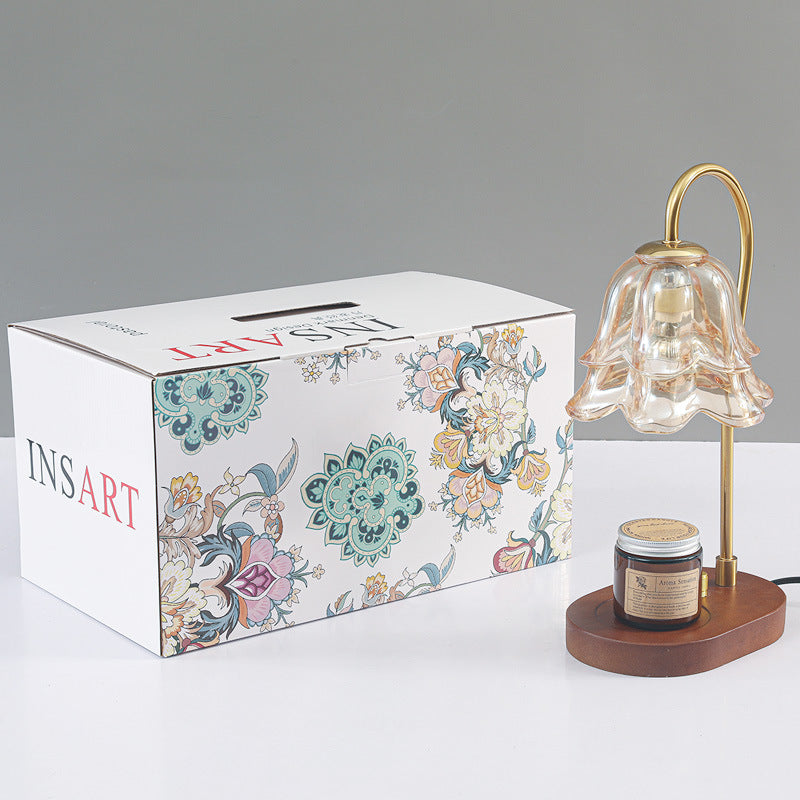 Bell Orchid Flower Solid Table Lamp