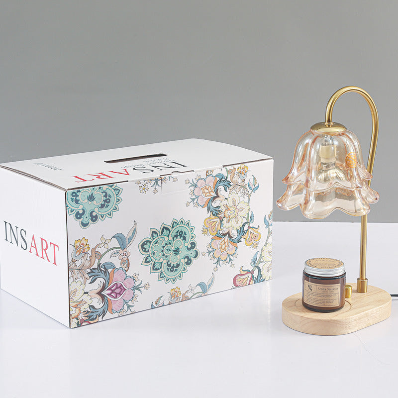 Bell Orchid Flower Solid Table Lamp