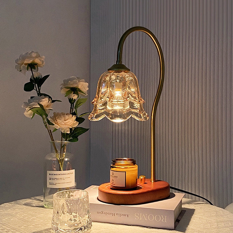 Bell Orchid Flower Solid Table Lamp