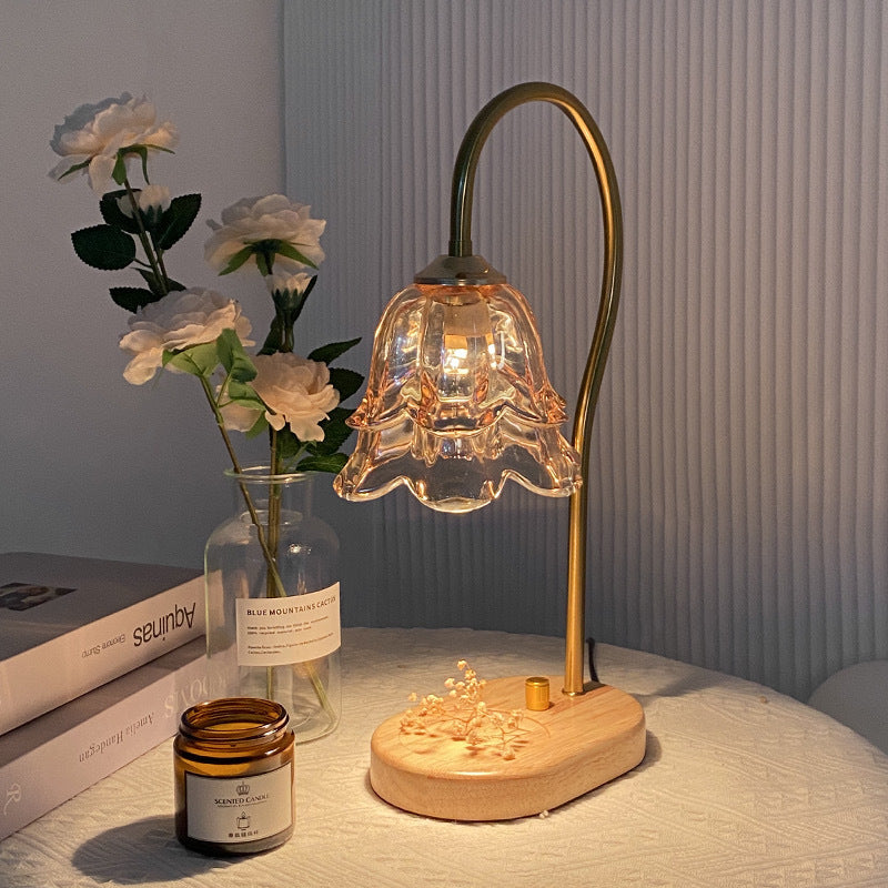 Bell Orchid Flower Solid Table Lamp