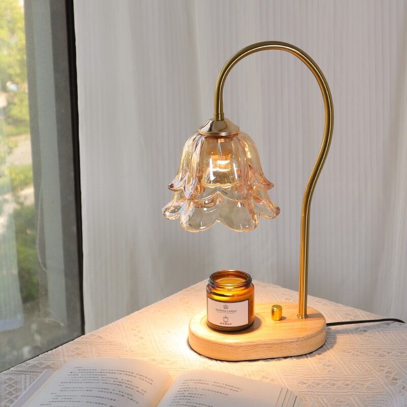 Bell Orchid Flower Solid Table Lamp