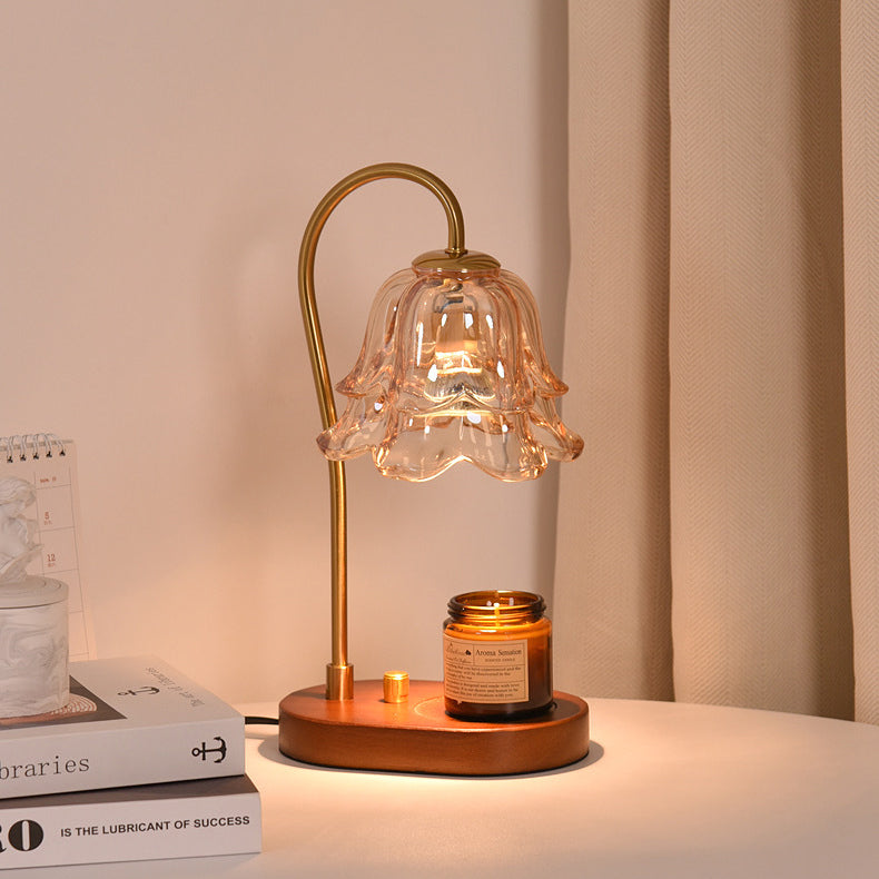 Bell Orchid Flower Solid Table Lamp