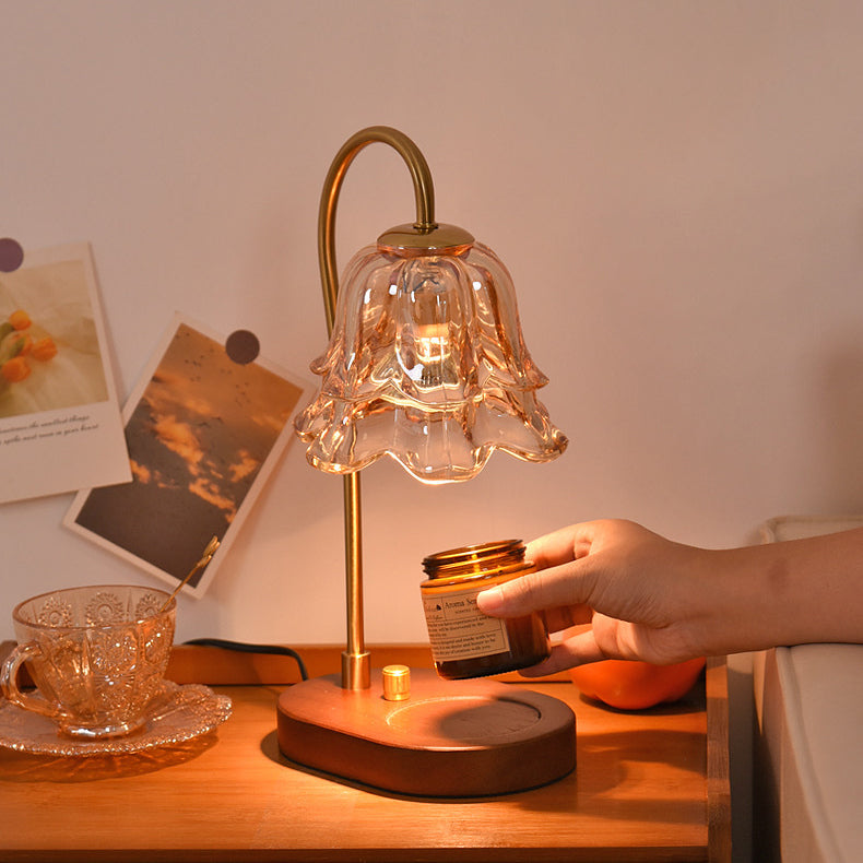 Bell Orchid Flower Solid Table Lamp