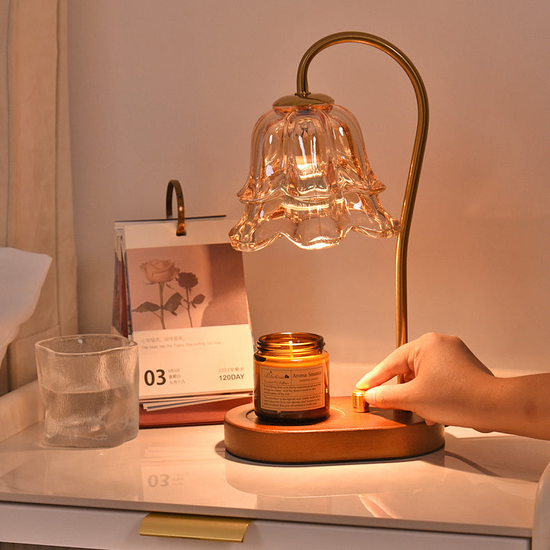 Bell Orchid Flower Solid Table Lamp