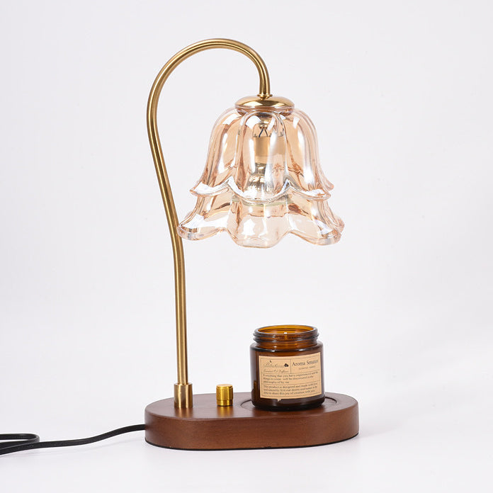 Bell Orchid Flower Solid Table Lamp
