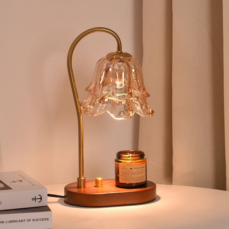 Bell Orchid Flower Solid Table Lamp