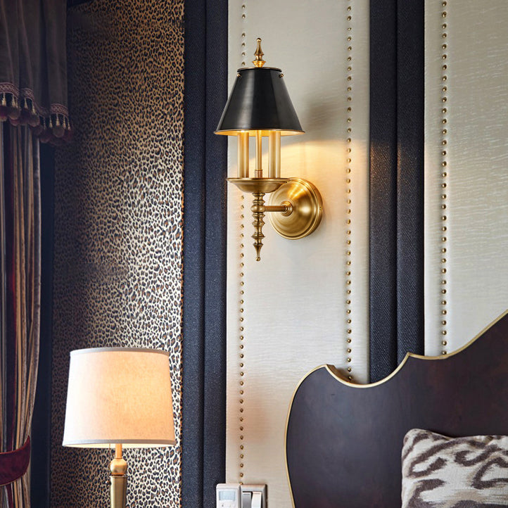 Round Candle Holder Full 2-Light Wall Lamp
