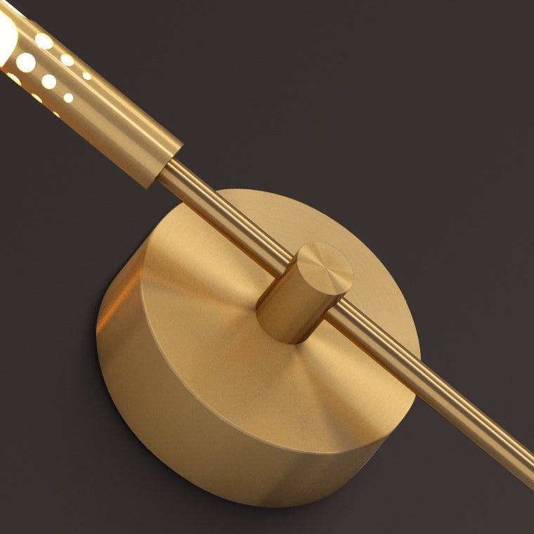 Cylindrical Brass Silicone Living Wall Lamp