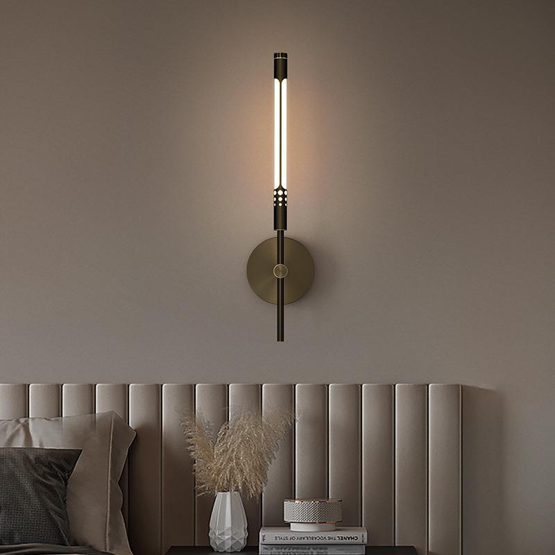 Cylindrical Brass Silicone Living Wall Lamp
