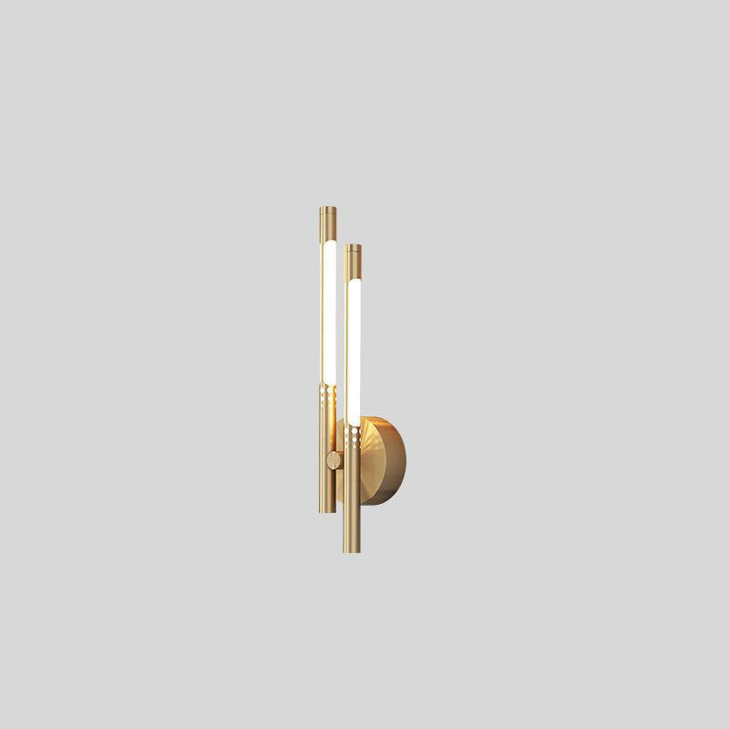 Cylindrical Brass Silicone Living Wall Lamp
