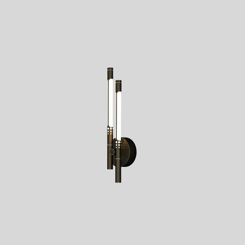 Cylindrical Brass Silicone Living Wall Lamp