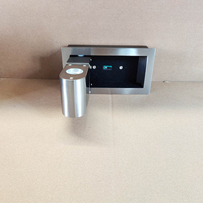 Rotatable Rectangular Aluminum Bedroom Wall Lamp