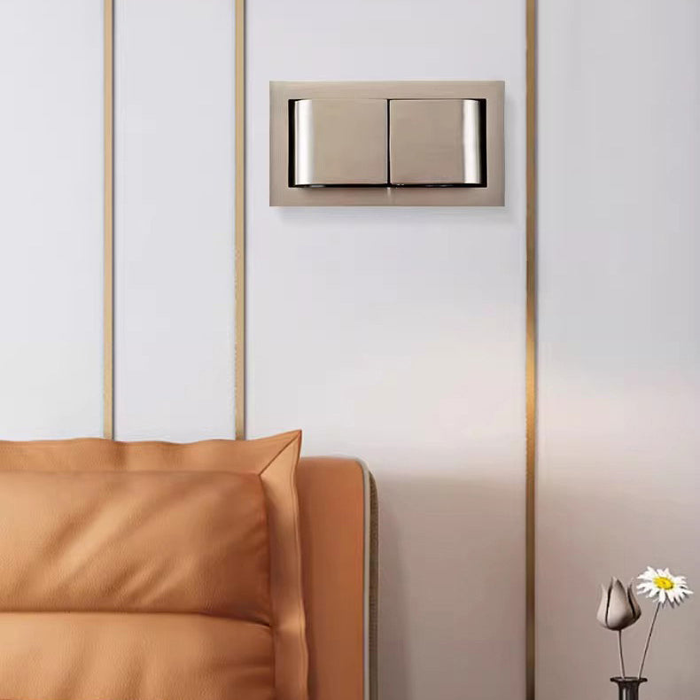 Rotatable Rectangular Aluminum Bedroom Wall Lamp