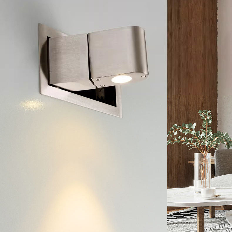 Rotatable Rectangular Aluminum Bedroom Wall Lamp